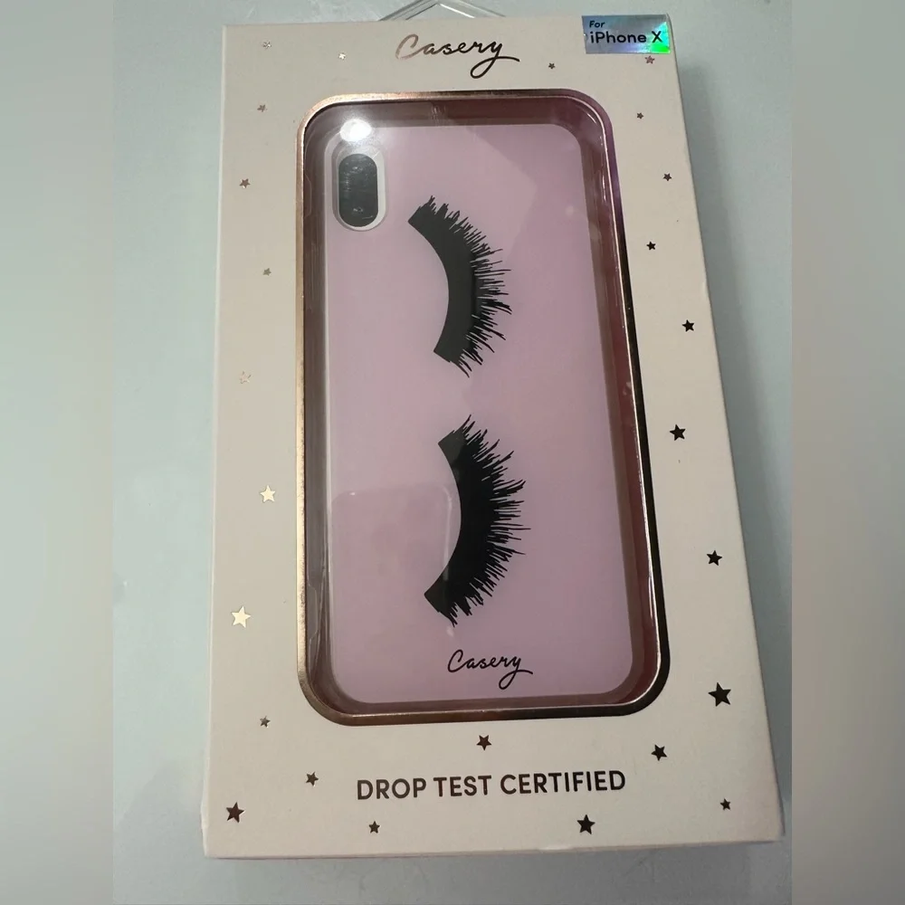 🆓FREE with purchase! Casery iPhone Lashes Case NWT